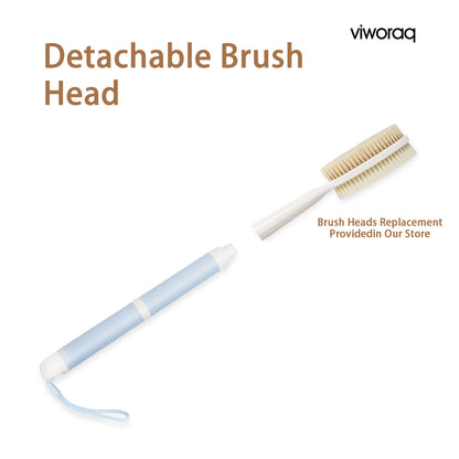 viworaq 19'' Bath Brush for Shower Detachable